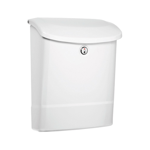 Parkside Mailbox, Wall-Mount, White, 13.5 x 10.87-In.