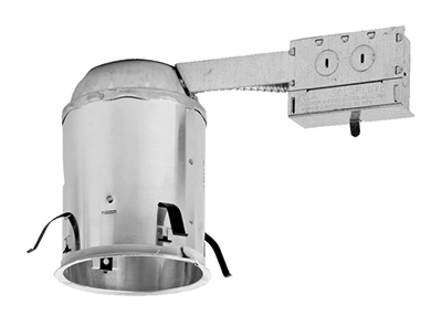 Halo H5RICAT Recessed Housing, 5 in Dia Recessed Can, Aluminum