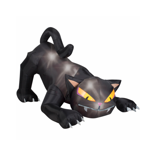 Gemmy 23623 LED Halloween Decoration, Inflatable Animated Cat