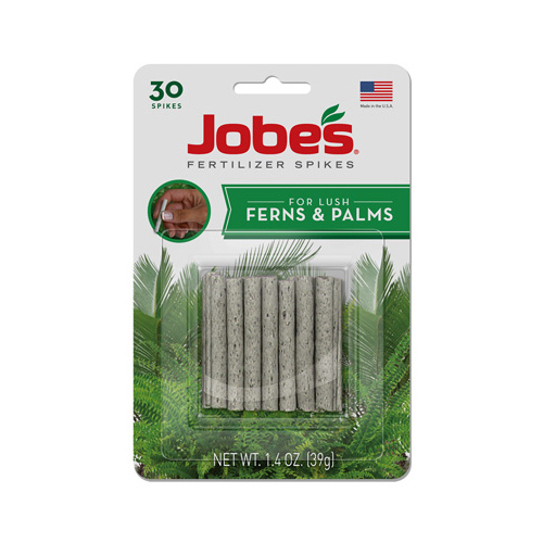 Jobes 05101 Fertilizer Spike, Spike, White, Odorless - pack of 30