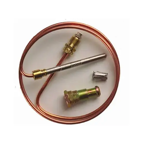EMERSON - WHITE RODGERS TC36 Universal Thermocouple, Adapter Fitting, 36-In.
