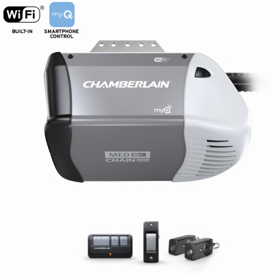 Chamberlain C253 1/2 Equivalent HP Chain Drive Medium Lift Power Garage Door Opener