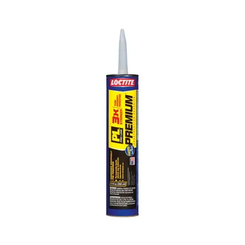 PL Premium High Performance Polyurethane Construction Adhesive, 10 oz. Tan