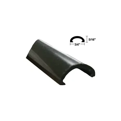 Gildor Automatic Doors 130-002 SLM TOP TRACK CAP VINYL 20'