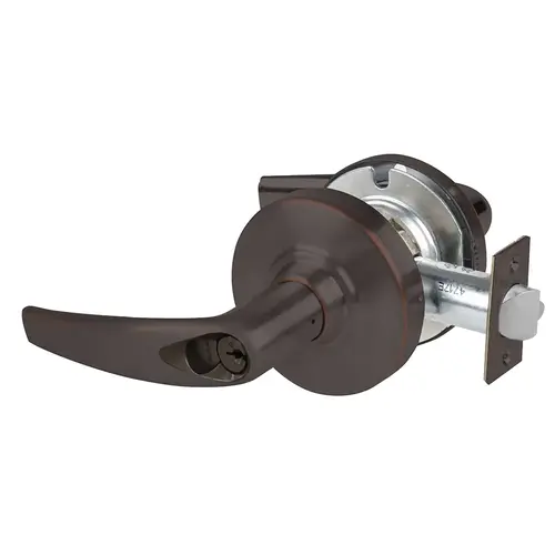 Schlage Athens Lever Classroom Lock, Grade 1, FSIC Prep, 5" Backset Extension, Aged Bronze Finish, Non-Handed