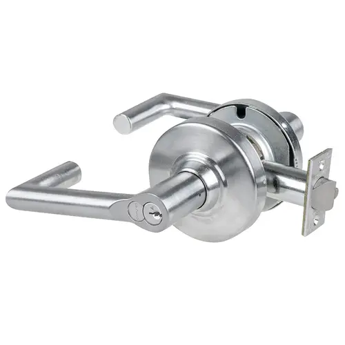 Cylindrical Lock Satin Chrome