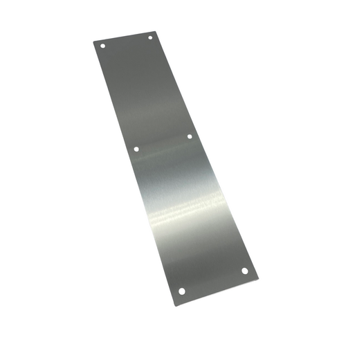 4" x 16" Push Plate Satin Stainless Steel Finish 70C32D