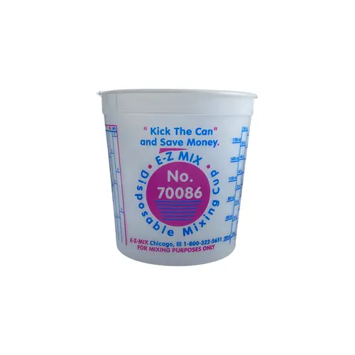 E-Z Mix 70086 Disposable Mixing Cup, 2.5 qt