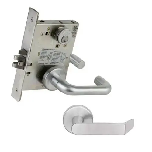 STOREROOM MORTISE LOCK US32D Satin Stainless Steel