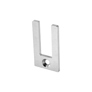 CRL SP64ECBS Brushed Stainless End Cap for 2-1/2" Slender Profile Door Rail