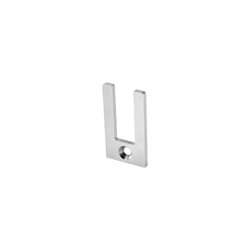 CRL SP64ECBS Brushed Stainless End Cap for 2-1/2" Slender Profile Door Rail