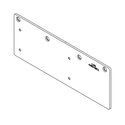 4050A-18PA DROP PLATE BLACK