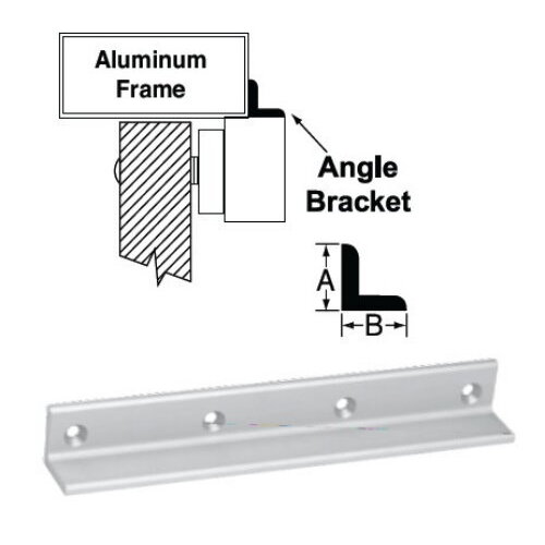 Maglock Accessories Satin Aluminum Clear Anodized