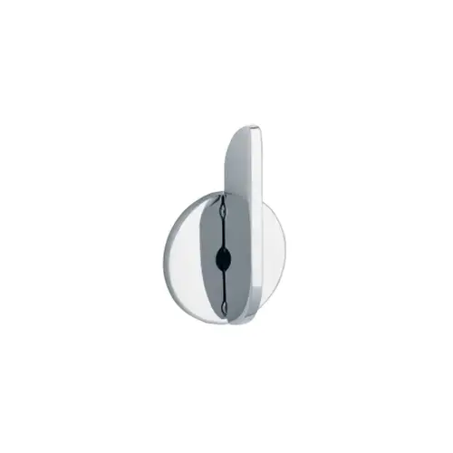 Exterior L Escutcheon and Bushing for Blank by Knob / Lever Satin Chrome Finish