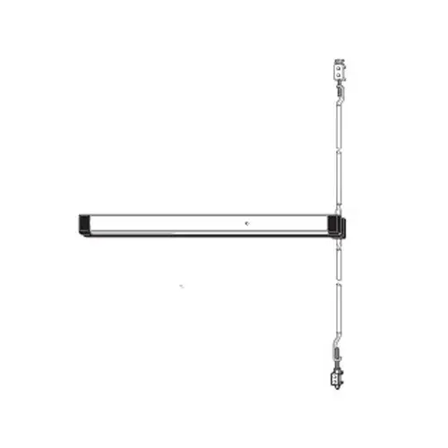 Narrow Stile Concealed Vertical Rod Exit Device 30" Aluminum Finish