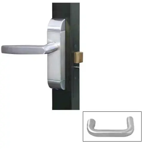 Aluminum Door Trim Satin Stainless Steel