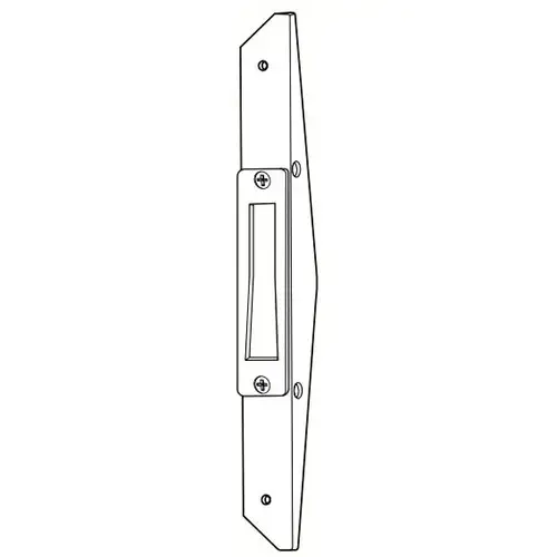 628/ALUM ARM STRK-MS-3/4"LOCK