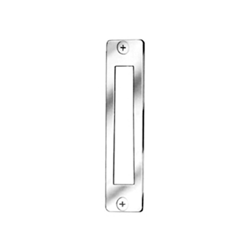 MS Deadlock Trim Strike, Flat, Square Corners, Standard MS Locks w/1-3/8" Bolt Throw, Aluminum