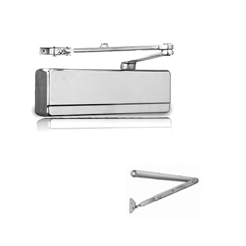 Standard Arm Powerglide Door Closer Sprayed Aluminum Enamel Finish