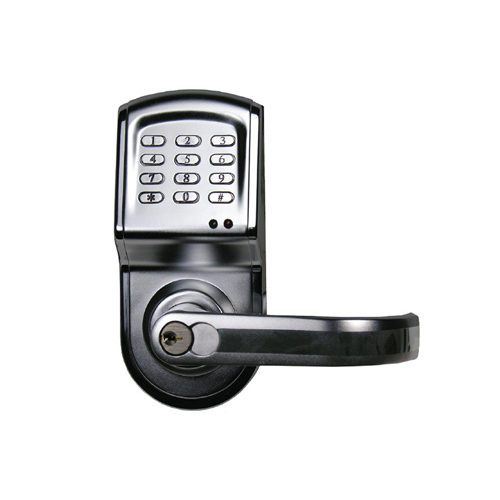 Nortek Security and Control 212LS-C26DCR-RT Right Hand Cylindrical Keypad Lock For Indoor / Outdoor and 120 Users Satin Chrome Finish