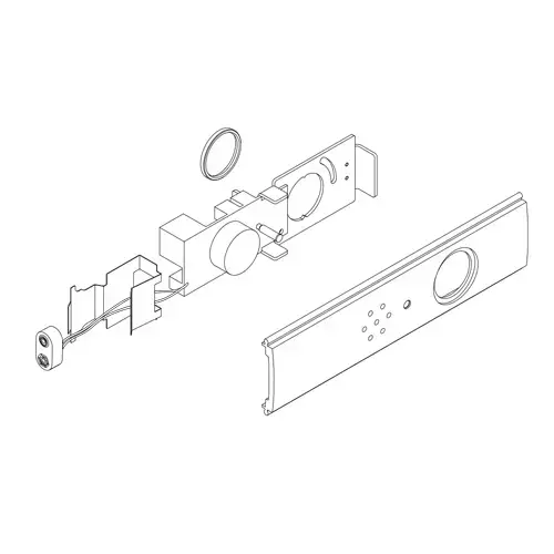 Exit Alarm Kit for 3' 24/25 Series Satin Chrome Finish