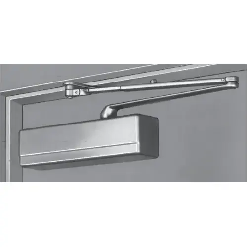 Regular Parallel Arm Powerglide Adjustable Door Closer Sprayed Aluminum Enamel Finish