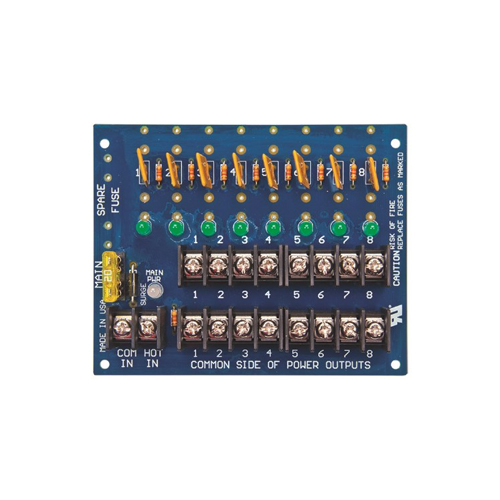 Power Distribution Board 8 Fused Output, 2 Amp Each