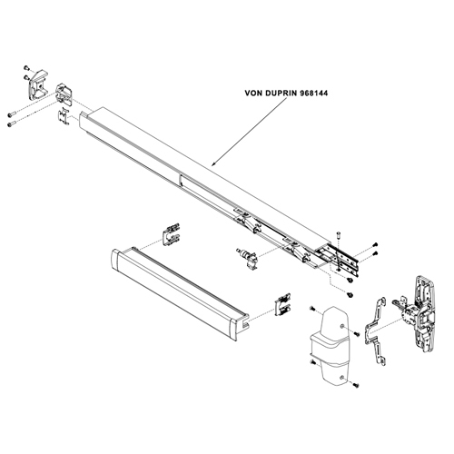 Mechanism Case for 3' 99 Series, Satin Bronze Finish