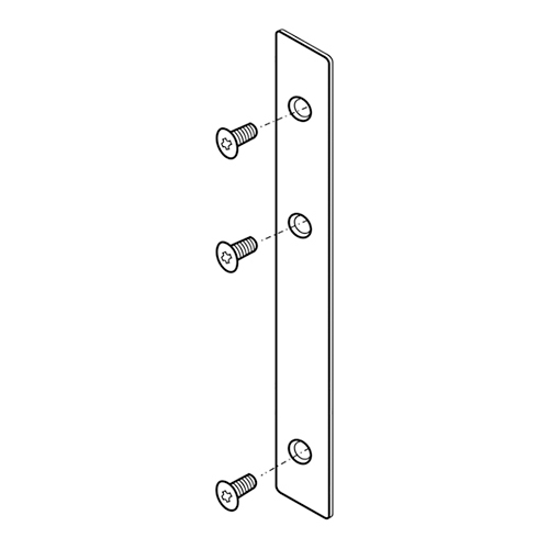 Aluminum Door Lock Parts and Accessories Satin Aluminum Clear Anodized