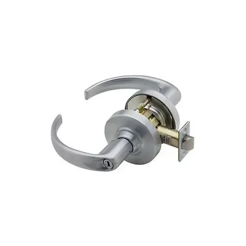 ND40S Sparta Privacy Lock, Bright Polished Brass