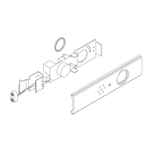 Lock Exit Device Part Satin Chrome