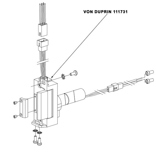 12 Volt DC Fail Safe Dual Monitor Box Assembly for 6211WF, 6212WF