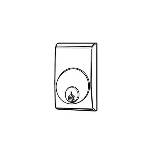 Exit Device Trim Black Anodized Aluminum