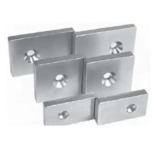 Strike Plate Model 82 Satin Stainless Steel Finish Zinc Plated