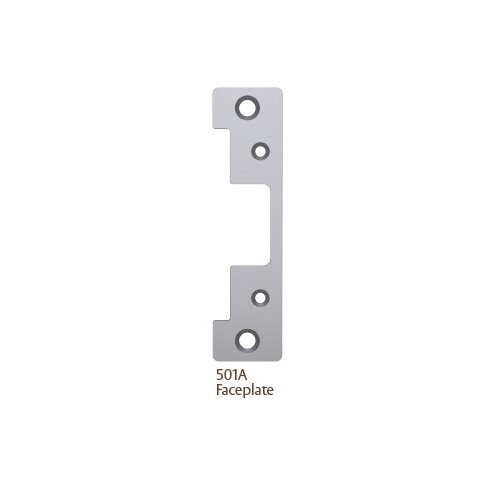 HES 501A 630 5000 Series Faceplate-501A, Satin Stainless Steel