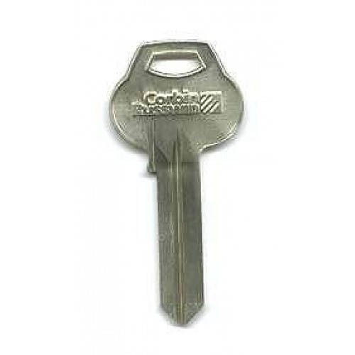 Corbin Russwin D1-6PIN-10 Single Section Standard Bow Key Blank – Nickel Plated