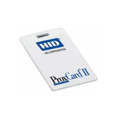 ALHID 1326-Box of 100 Proximity Access Cards, White, Blue, Black