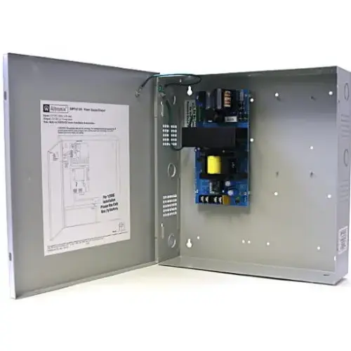 Power Supply/Charger, 115VAC 60Hz at 1.45A Input, Single 12VDC Output at 10A, Grey Enclosure