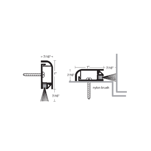 96" ALUM PERIMETER SEAL w/