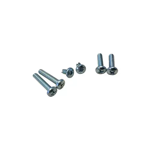 Impact Resist End Cap Screw Pack for 98 / 99, Satin Chrome Finish