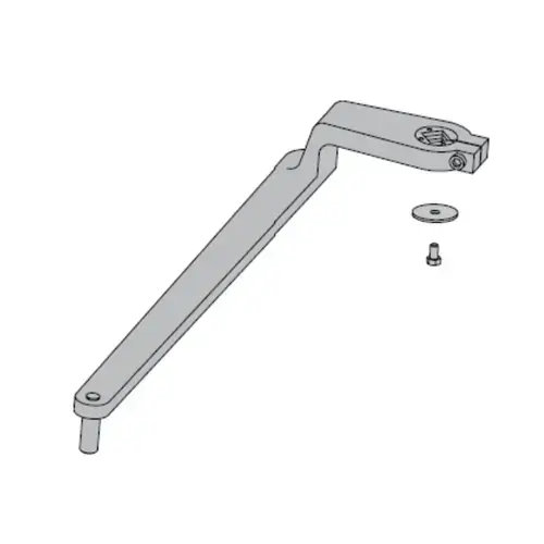 Door Closer Arms Satin Aluminum Clear Anodized