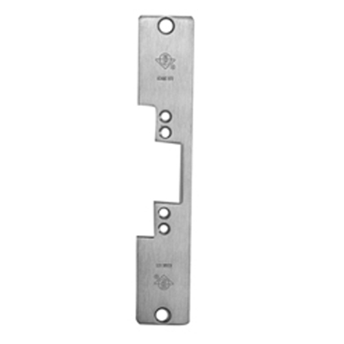 Electric Strike Faceplate Satin Chromium Plated