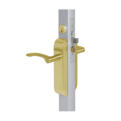 Aluminum Door Deadlocks Satin Stainless Steel