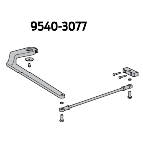 9540 REGULAR RH ARM DKBRZ