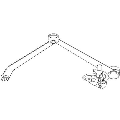 4050A H-CUSH ARM ALUM