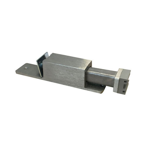 FS1153 Plunger Type Door Holder, Satin Aluminum Clear