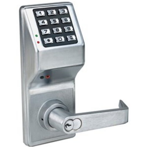 Digital Lock with Interchangeable Core for Best Prep Satin Chrome Finish