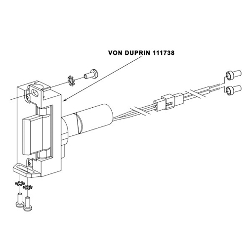 24 Volt DC Fail Secure Box Assembly for 6221, 6223