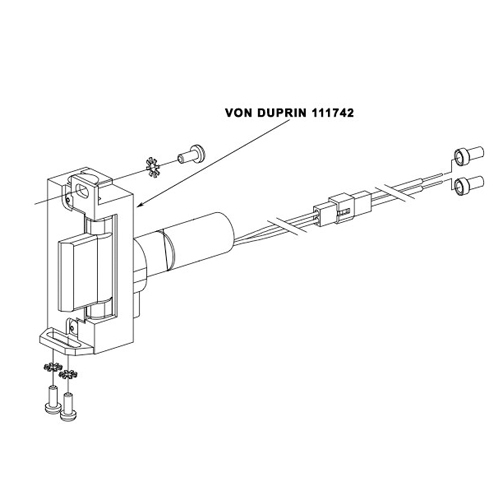 24 Volt DC Fail Secure Dual Monitor Box Assembly for 6221, 6223