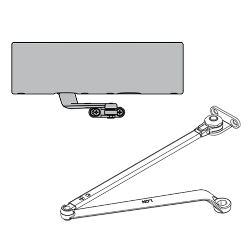 Door Closer Parts Black Painted